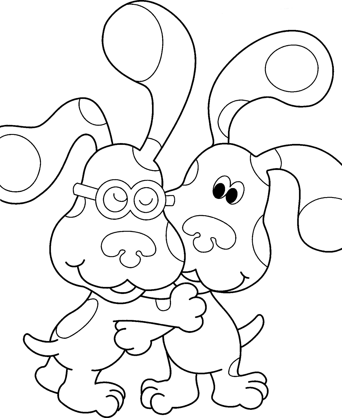 Free Printable Blues Clues Coloring Pages For Kids
