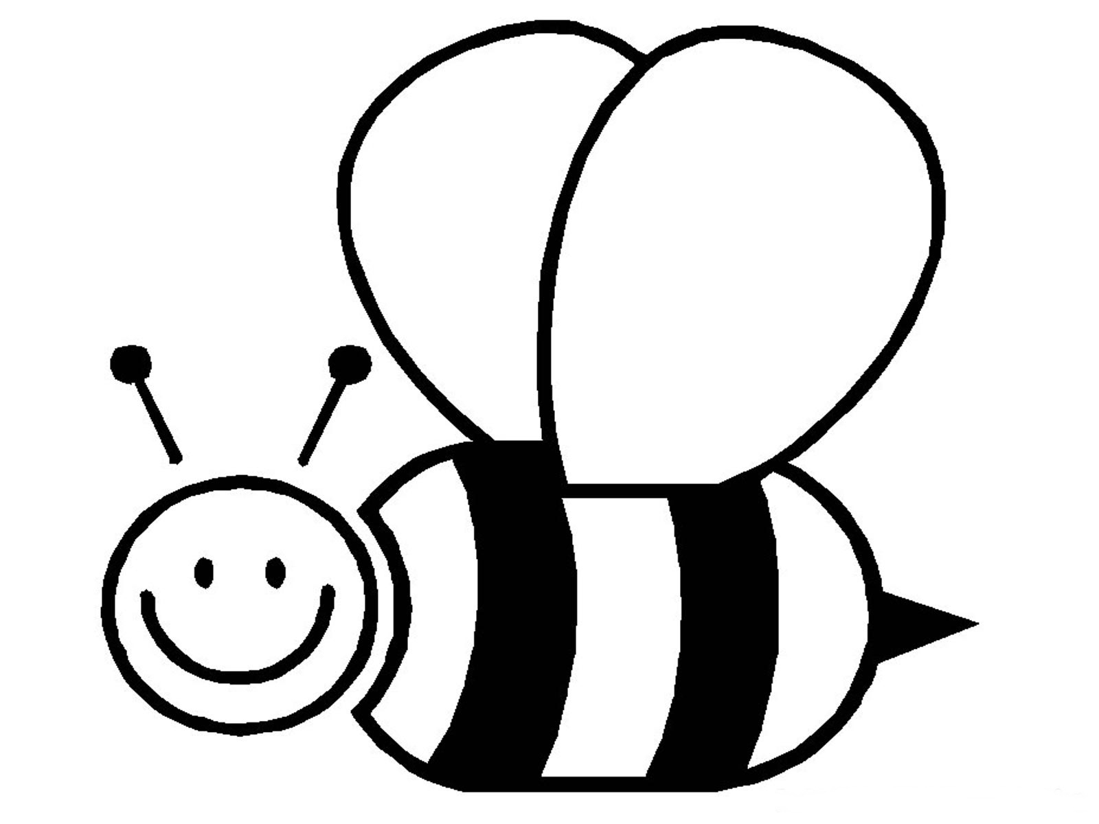 Bee Coloring Pages