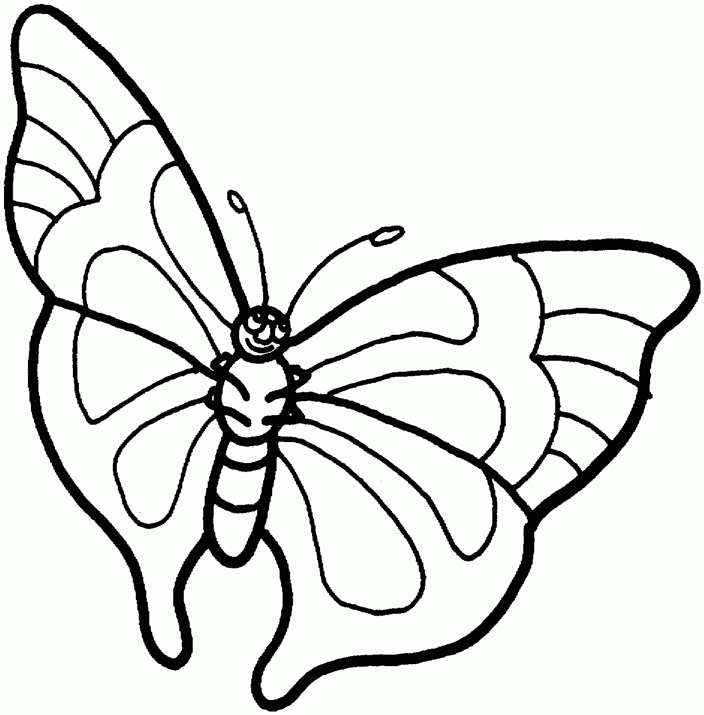 Coloring Page Butterfly
