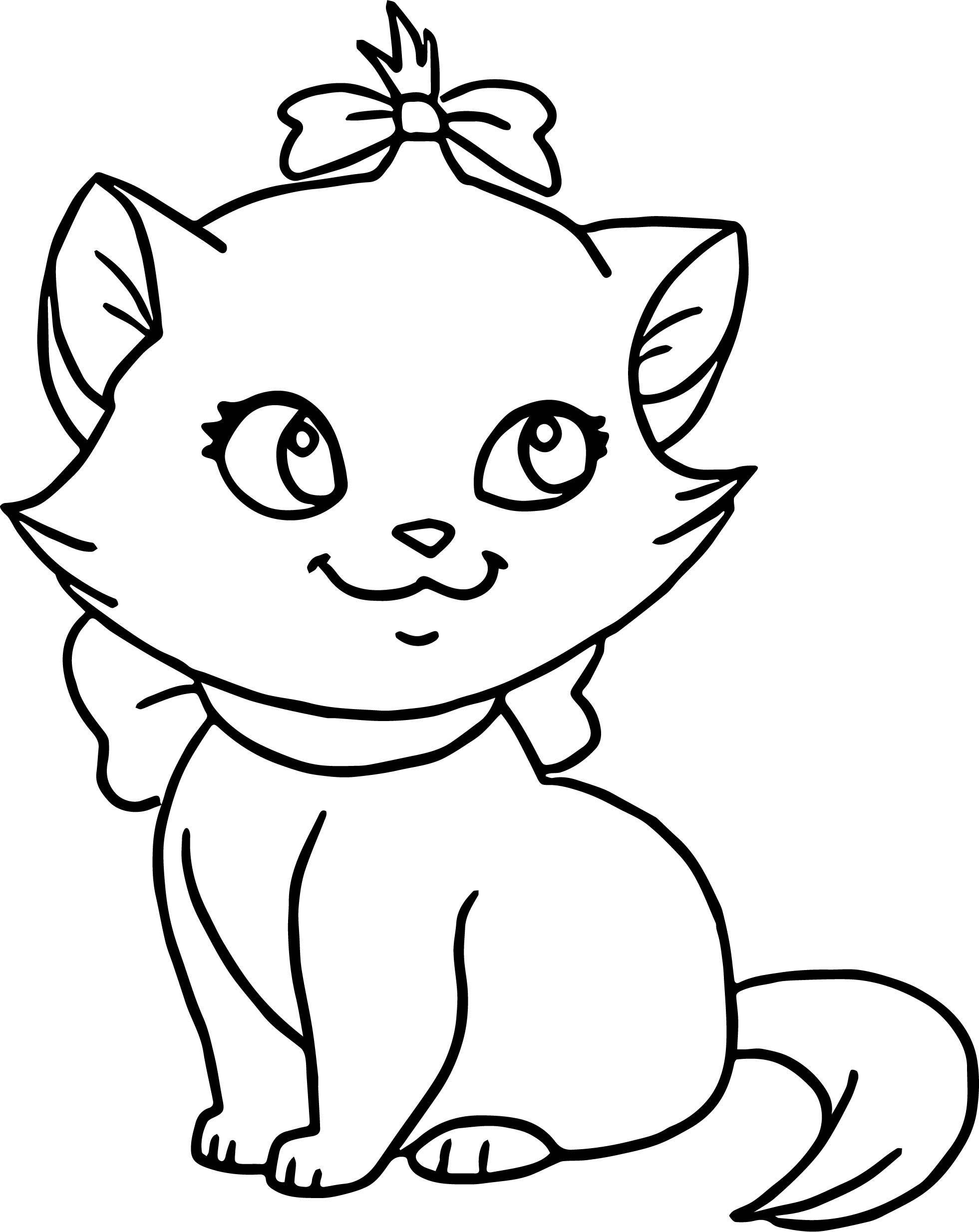 Free Printable Cat Coloring Pages