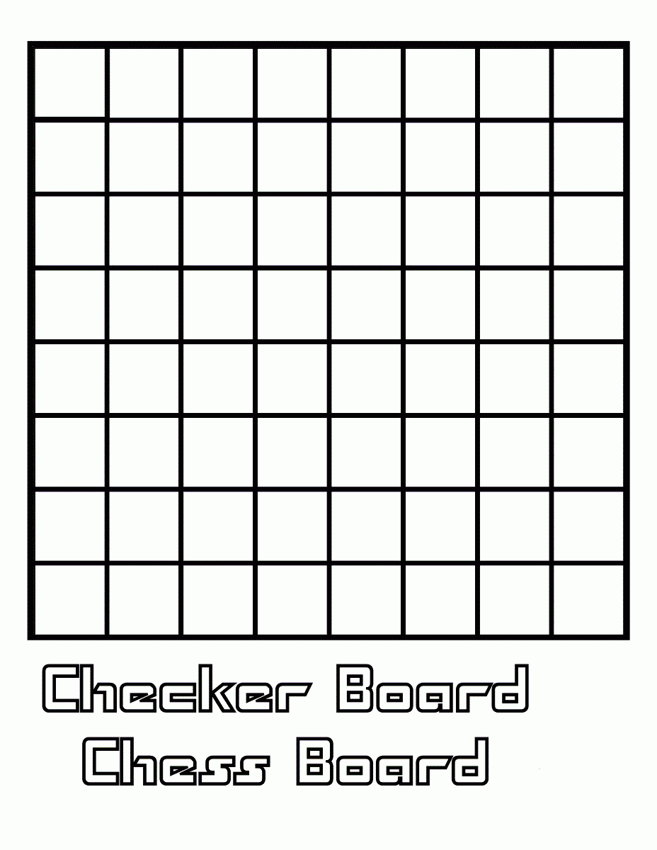 Free Printable Checker Coloring Pages Pdf Coloringfolder