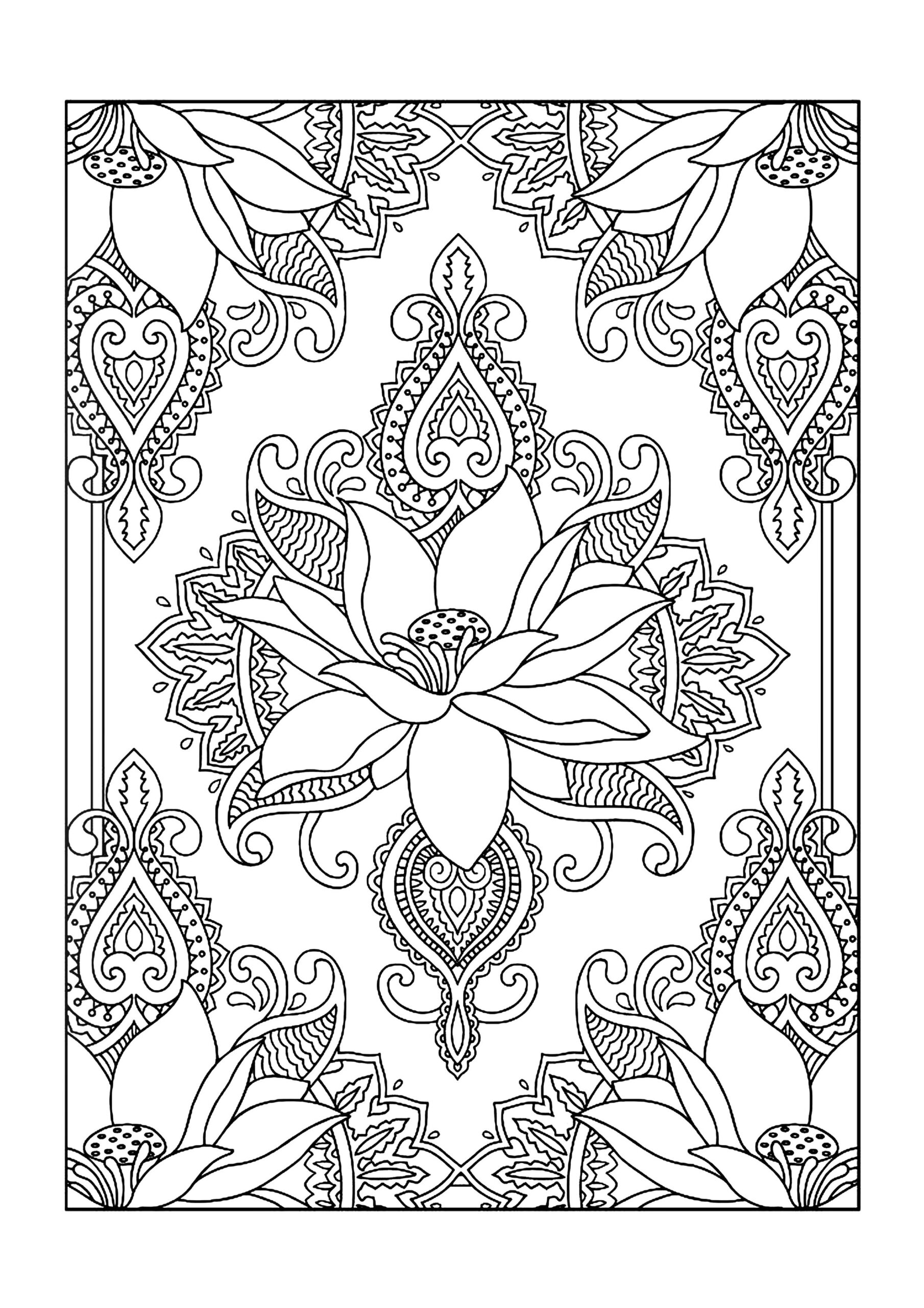 Free Printable Coloring Designs For Adults Free Printable