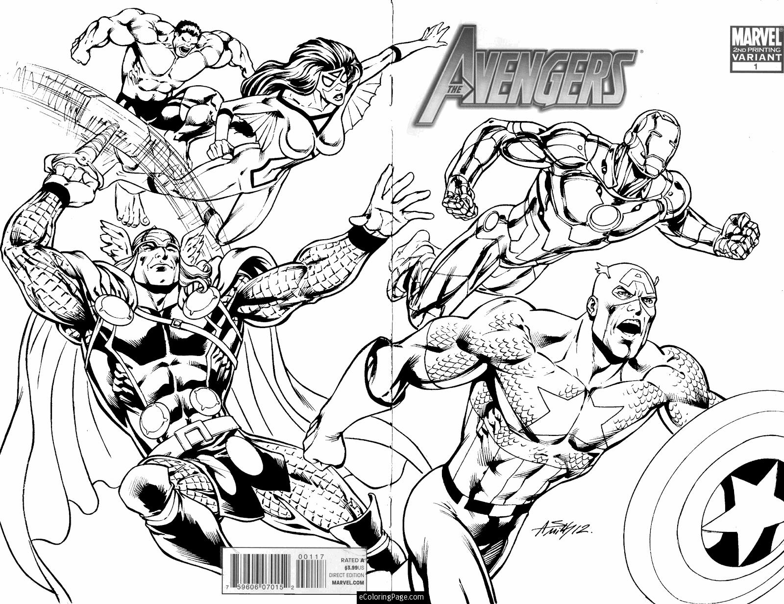 Free Printable Coloring Pages Avengers Coloring Home