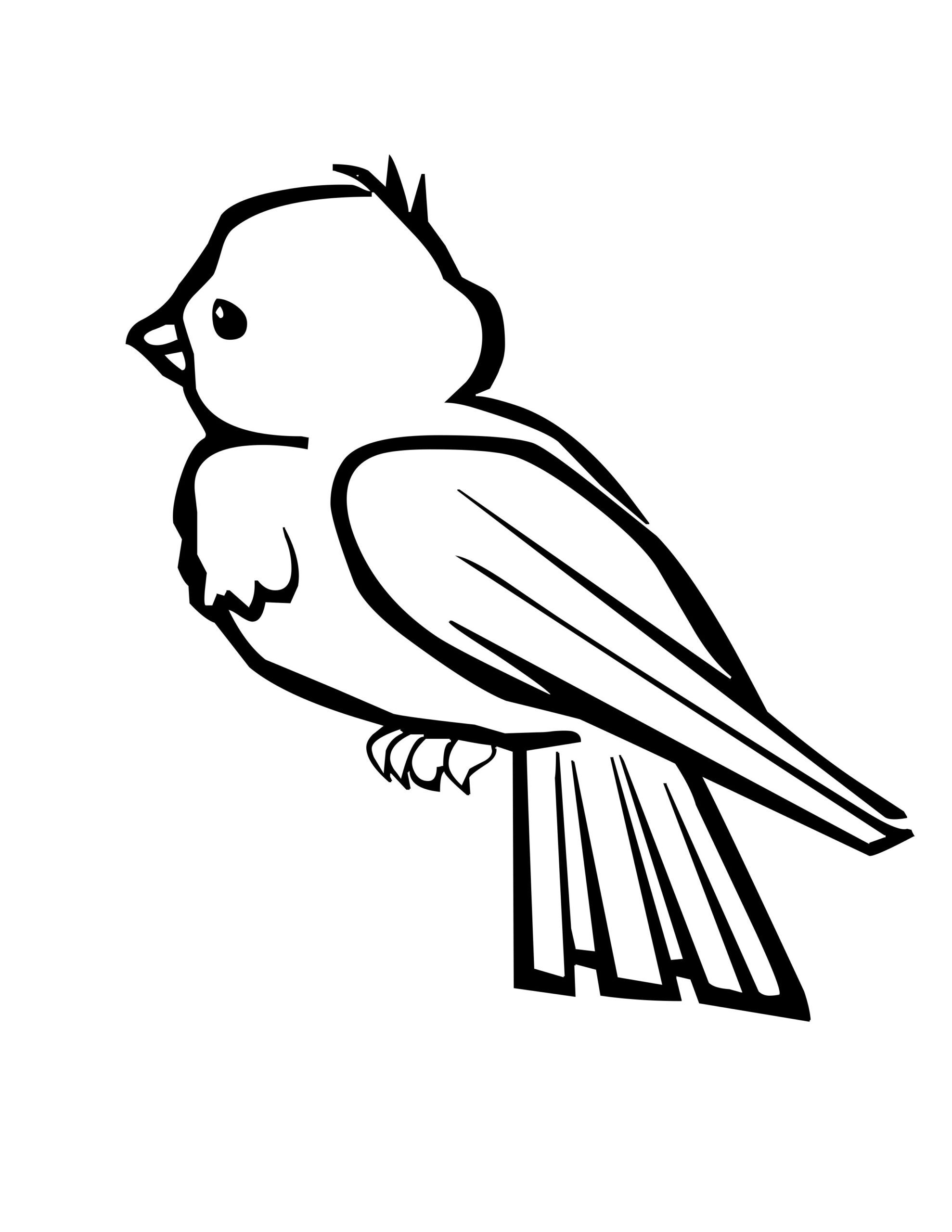 Free Printable Coloring Pages Birds 2015