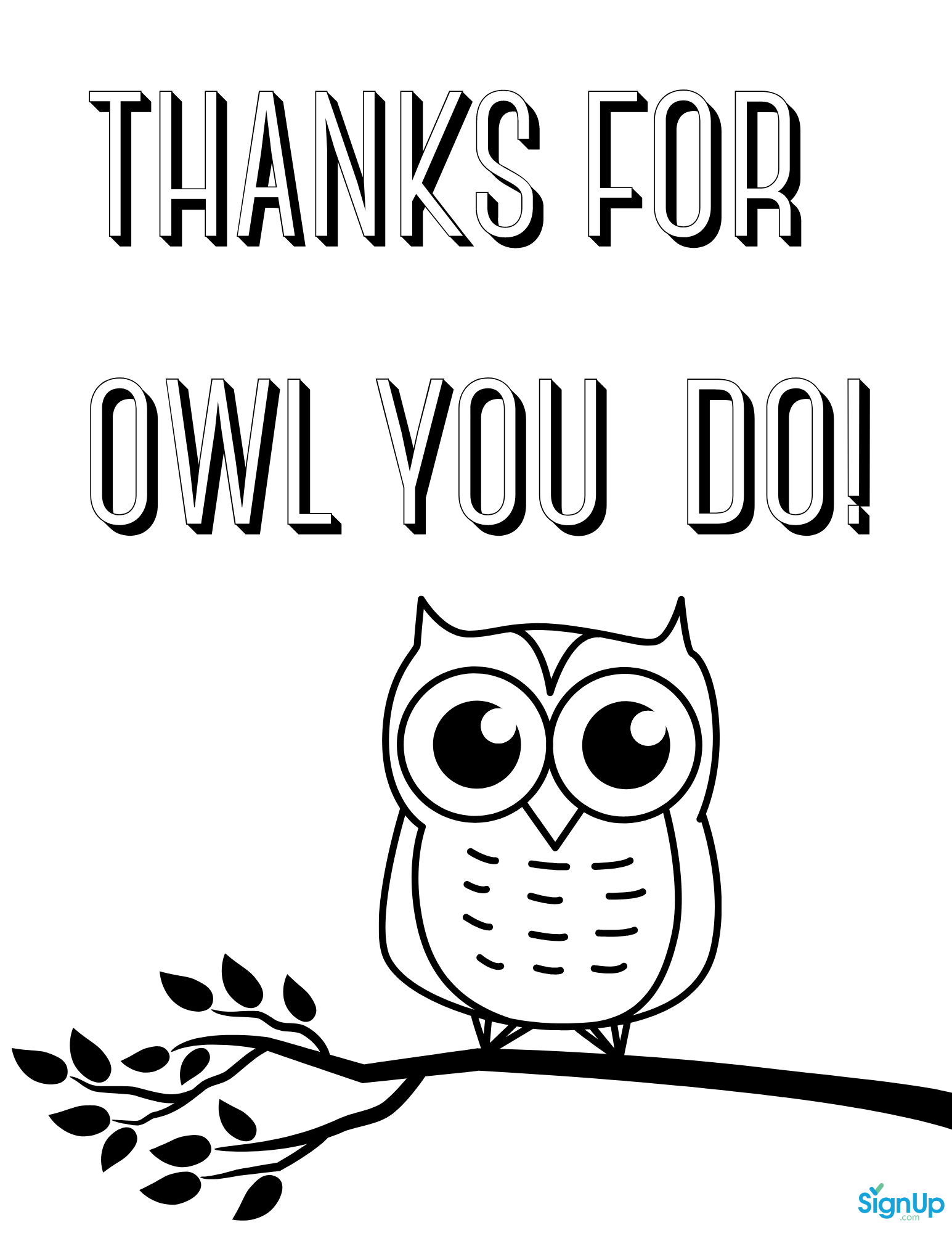 Thank You Teacher Coloring Pages