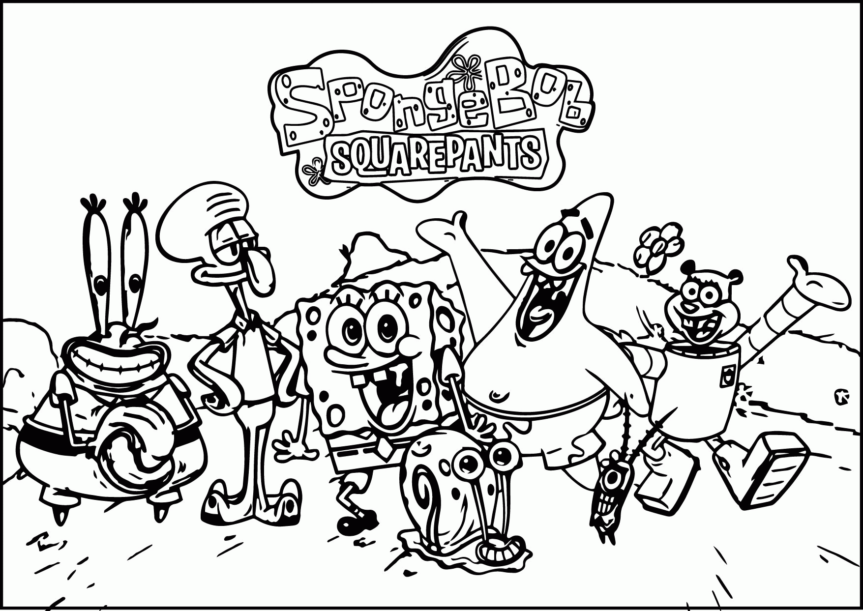 Free Printable Coloring Pages Spongebob