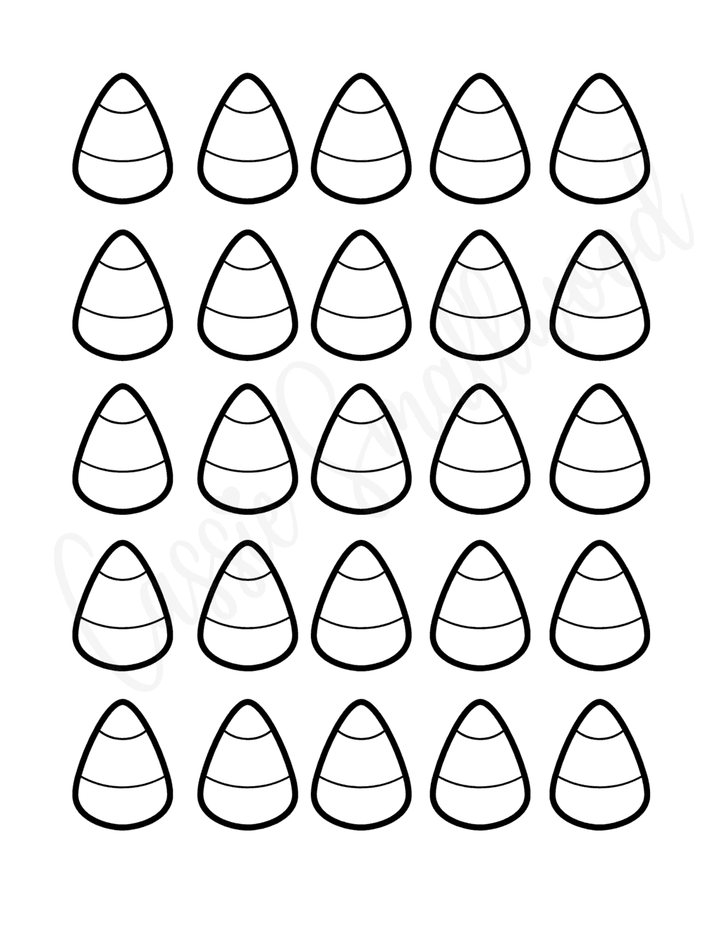 Free Printable Corn Template Printable
