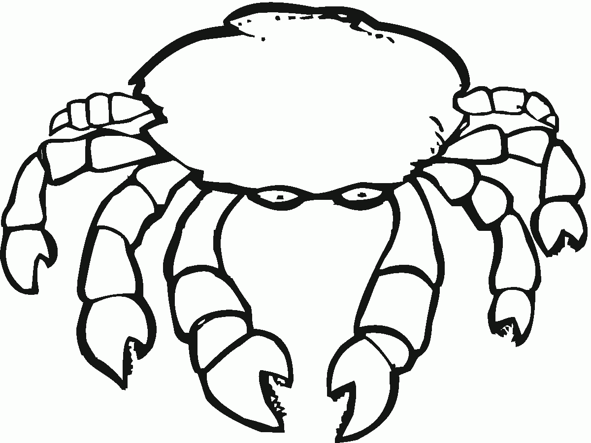Crab Coloring Pages