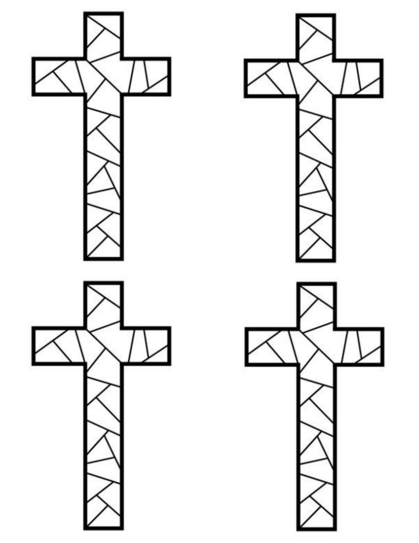 Free Printable Cross Coloring Pages What Mommy Does