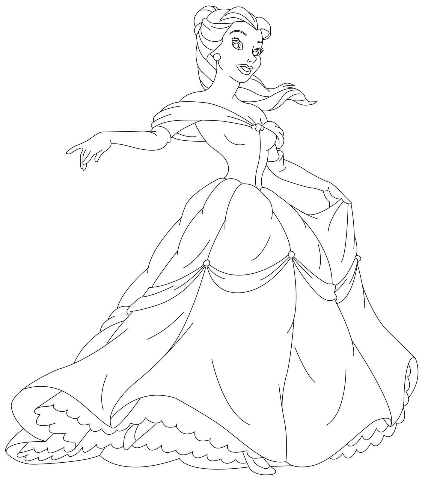 Coloring Pages Princess Printable
