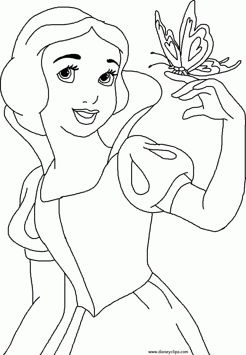 Free Princess Printable Coloring Pages