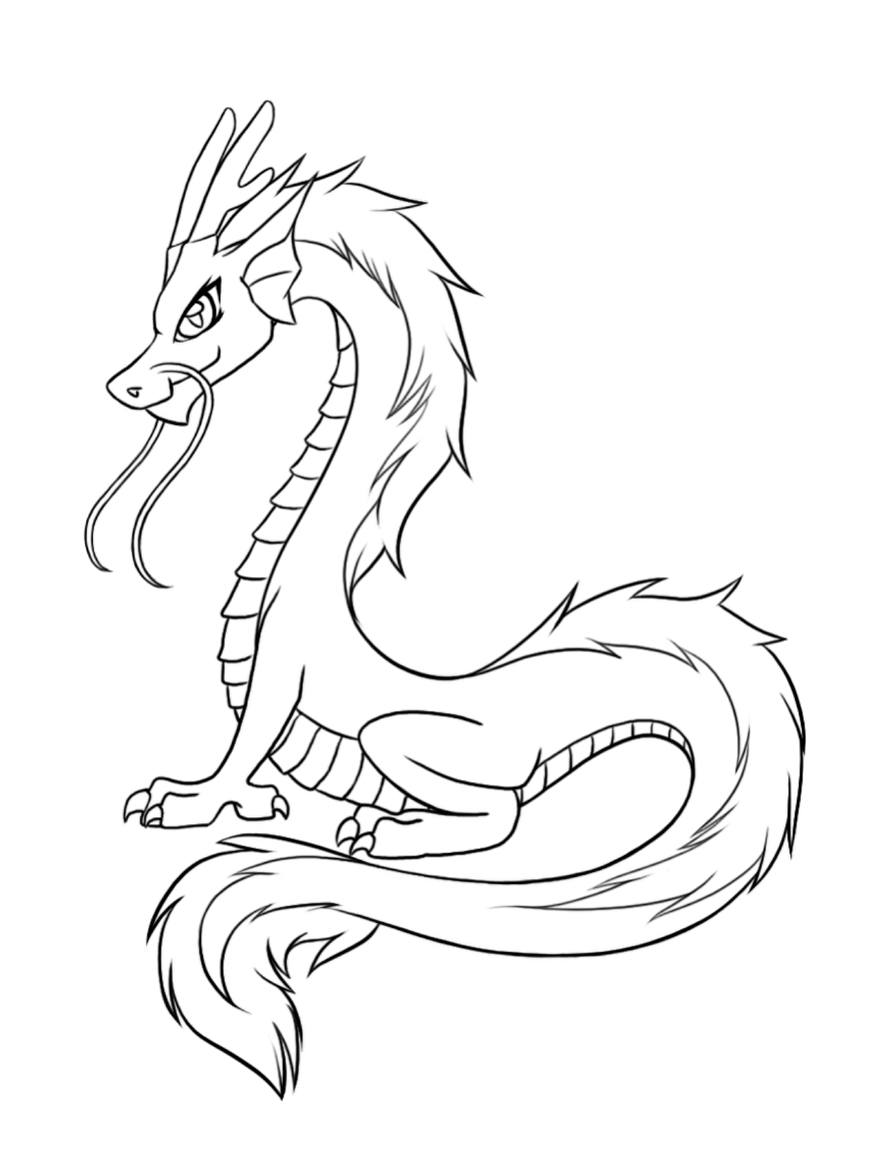 Dragon Coloring Pages Printables