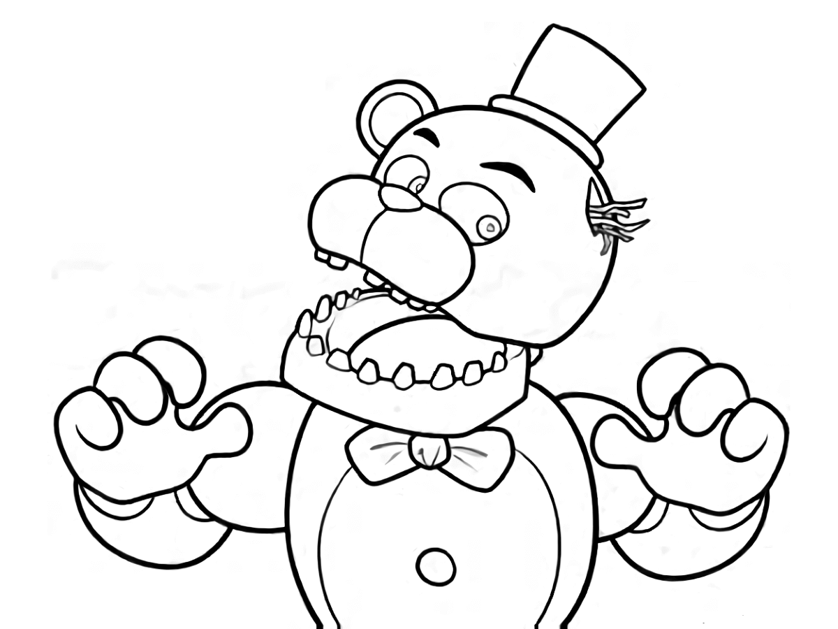 Free Printable Five Nights At Freddy S FNAF Coloring Pages