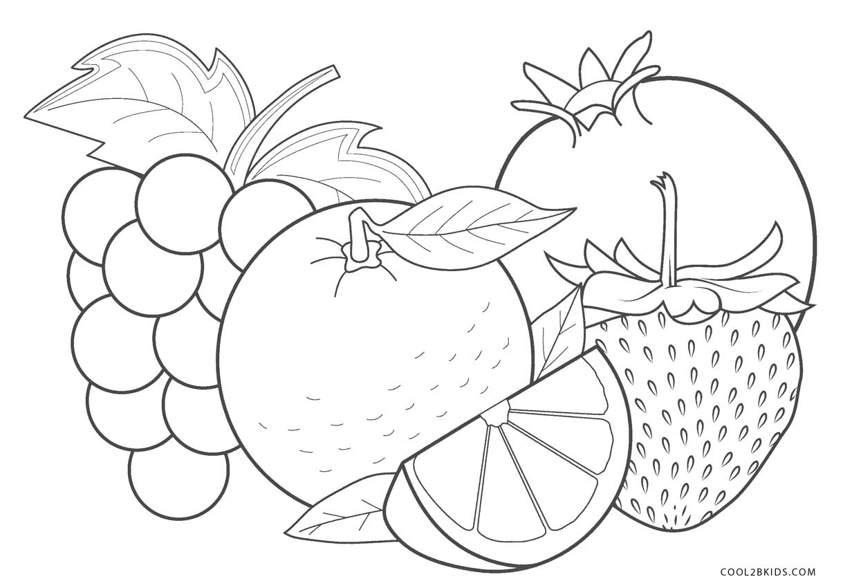 Coloring Pages Fruit