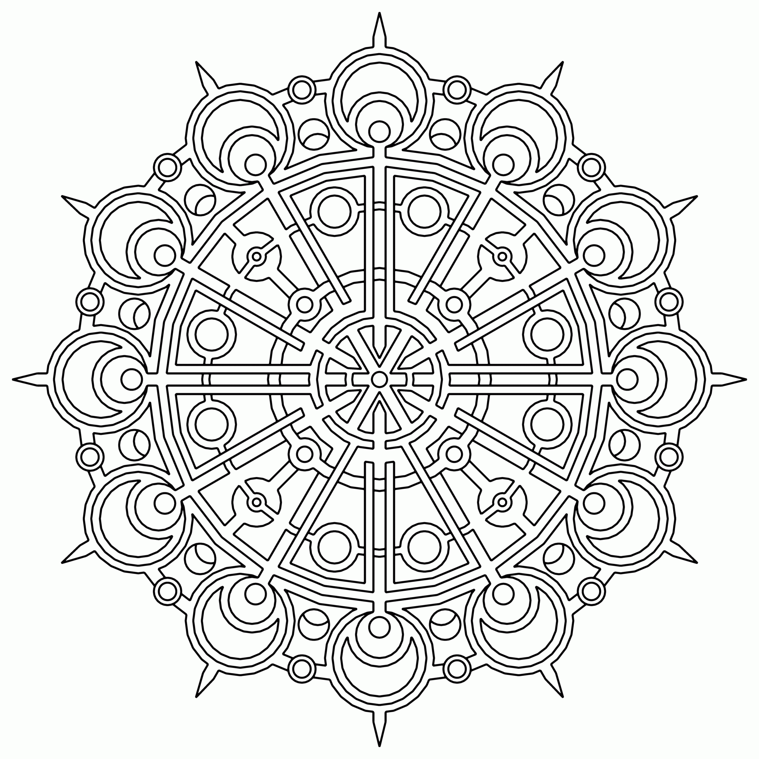 Free Printable Geometric Coloring Pages For Adults Coloring Home