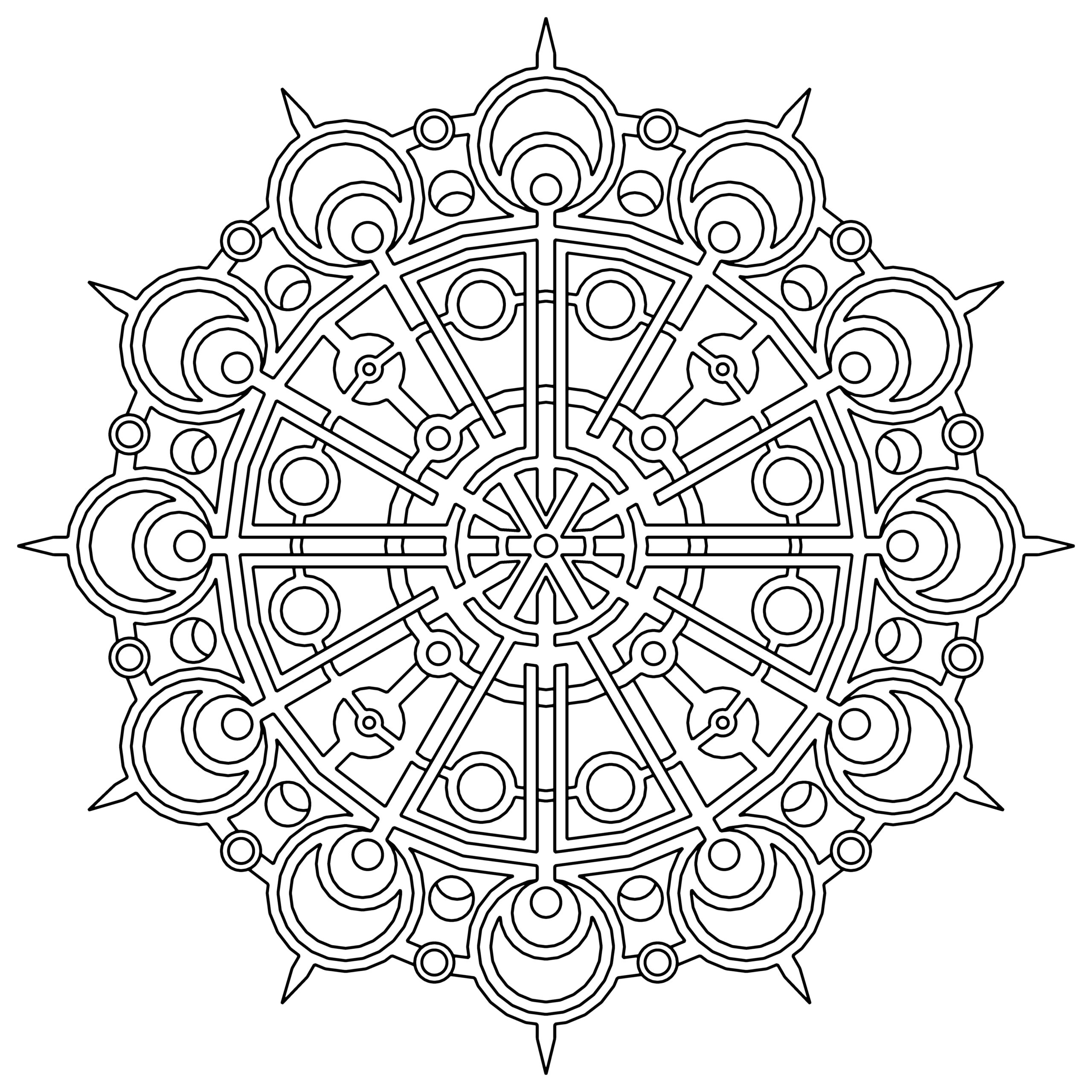 Free Printable Geometric Coloring Pages For Kids