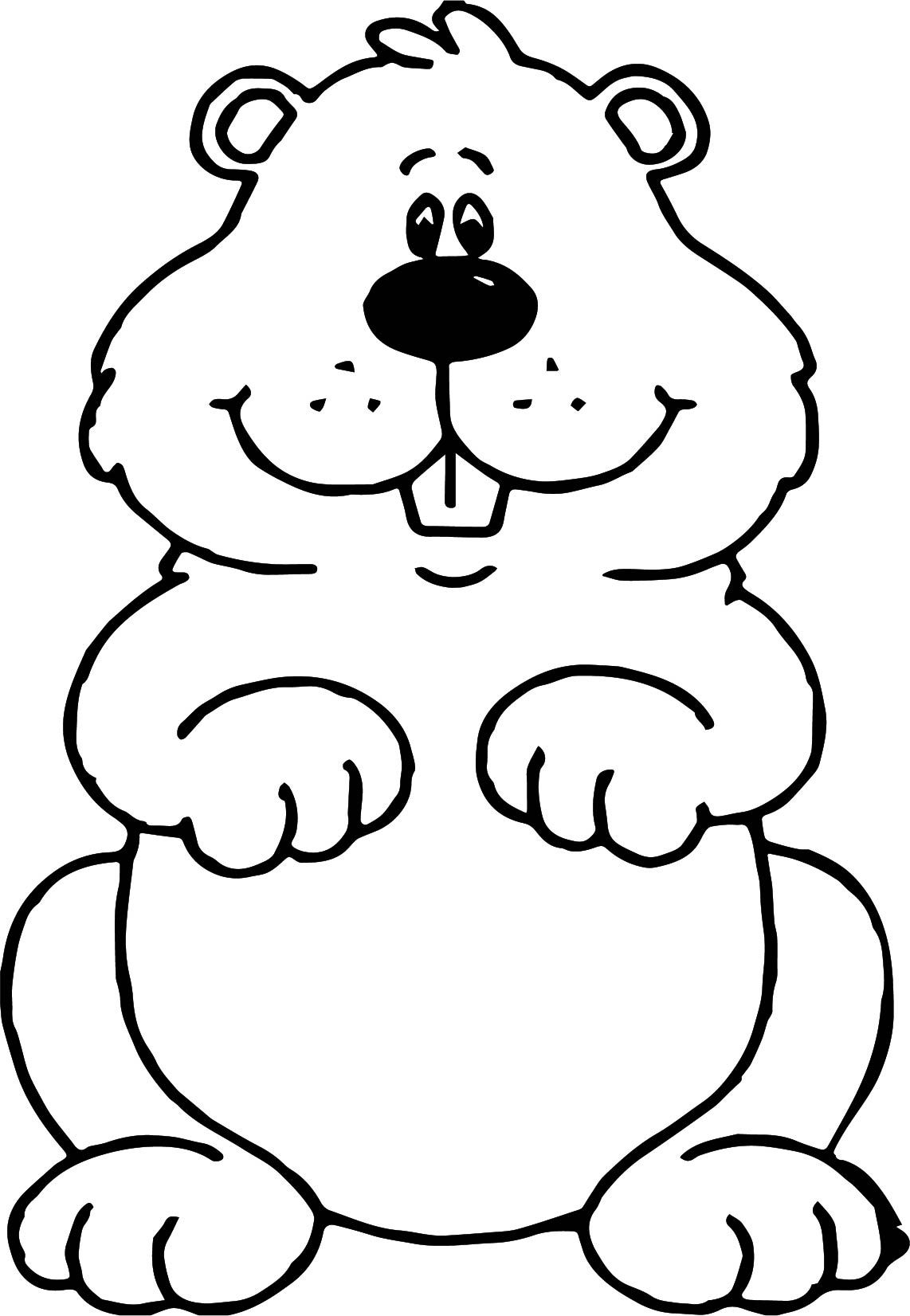 Free Printable Groundhog Day Coloring Pages Free Download Gambr Co