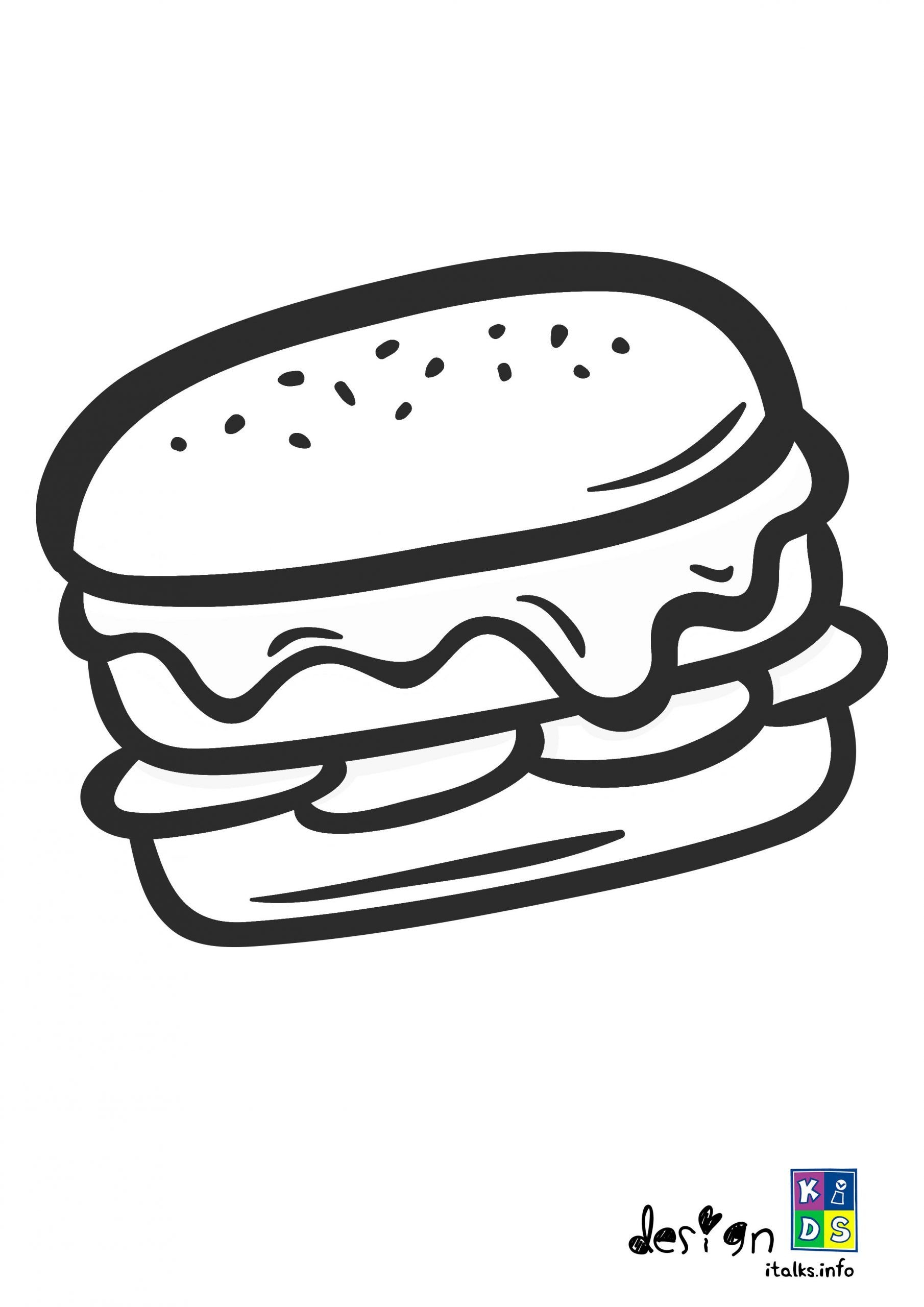 Free Printable Hamburger Coloring Pages Franklin Morrison S Coloring Pages