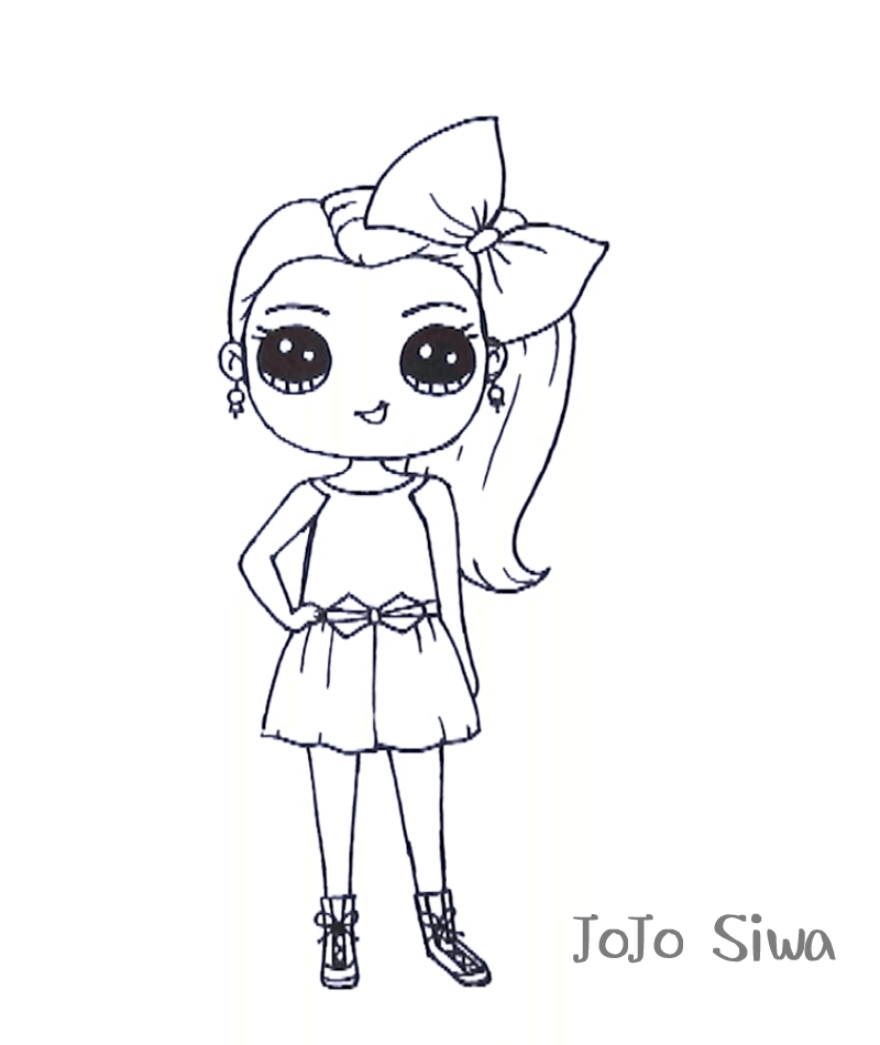 Jojo Siwa Coloring Pages