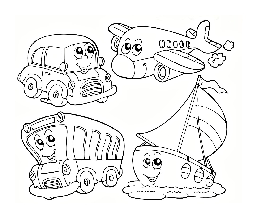 Kindergarten Coloring Pages