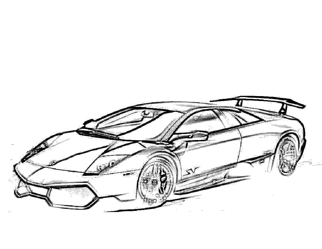 Lamborghini Coloring Pages