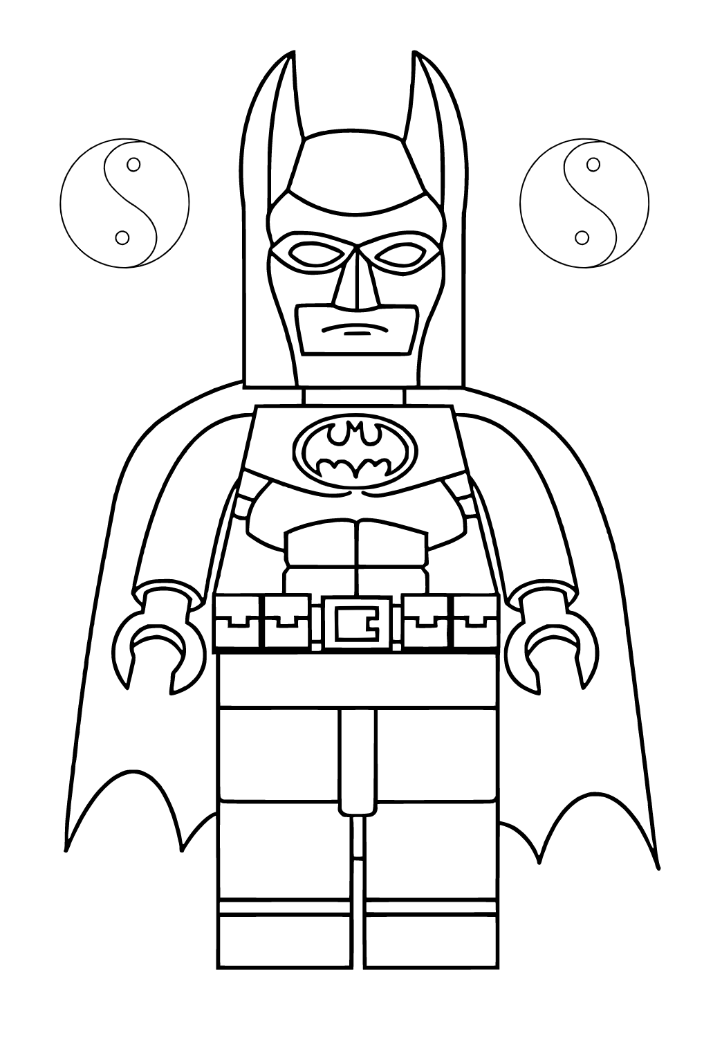 Lego Batman Coloring Pages