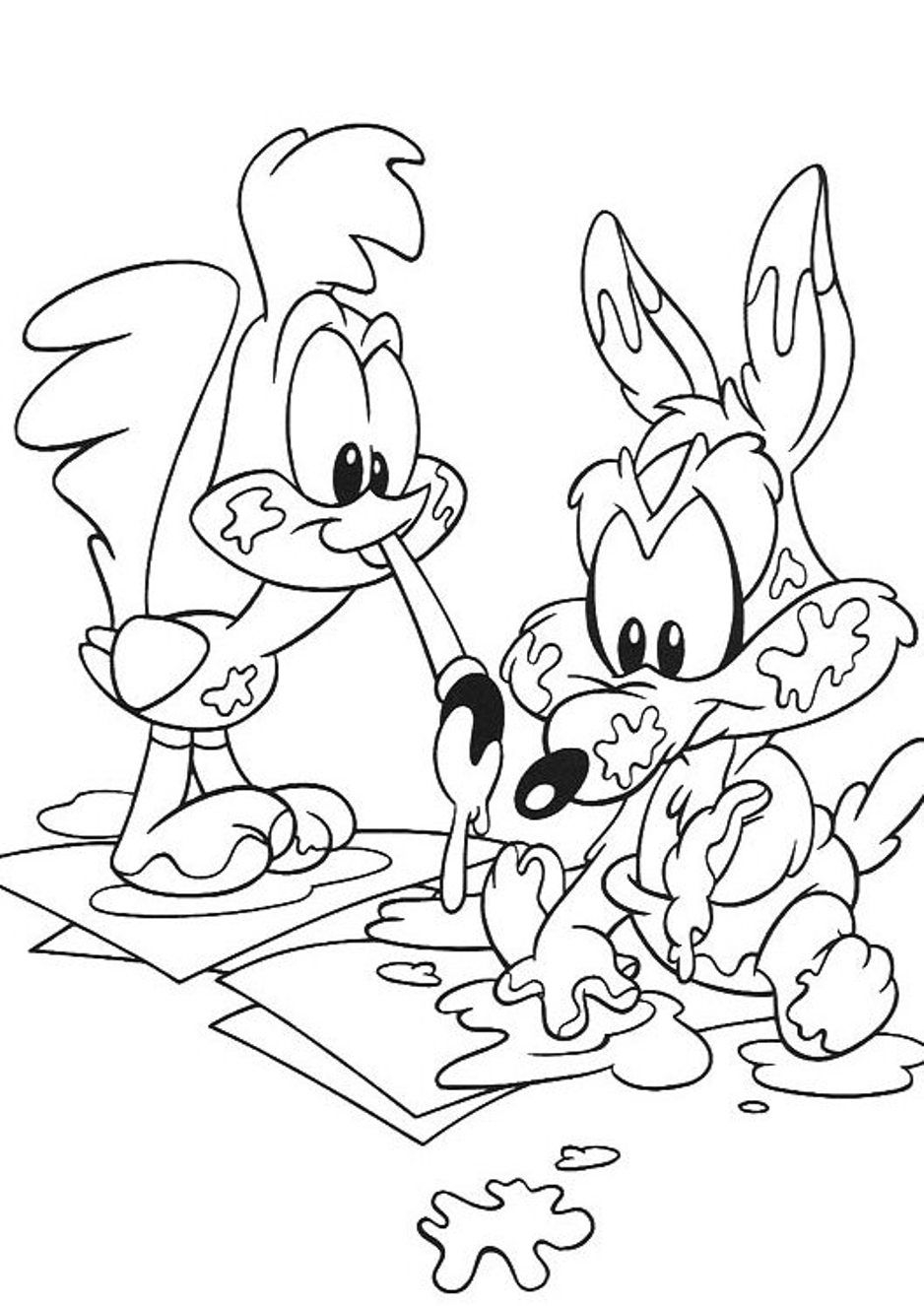 Free Printable Looney Tunes Coloring Pages Coloring Home