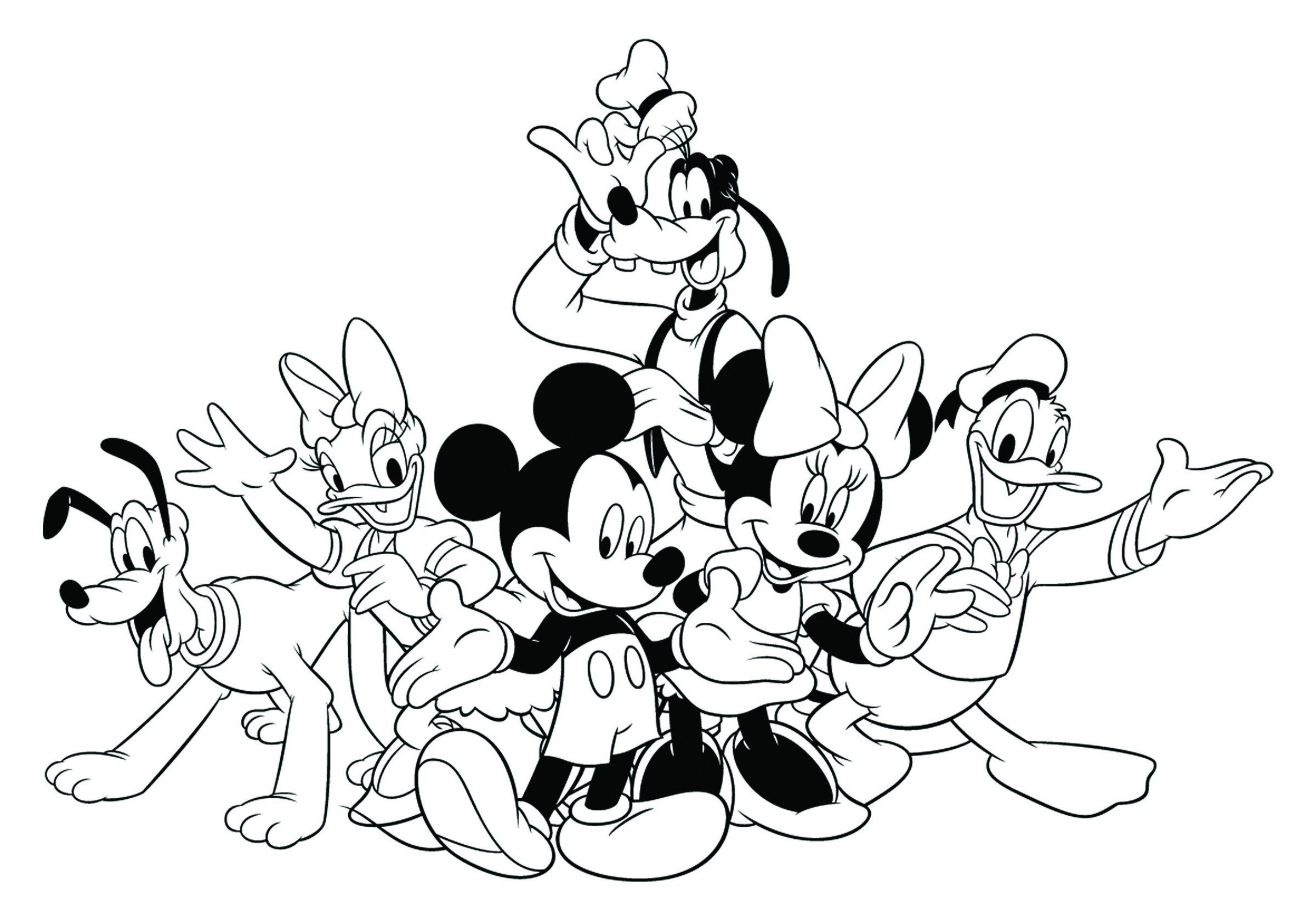 Mickey Mouse Clubhouse Coloring Pages