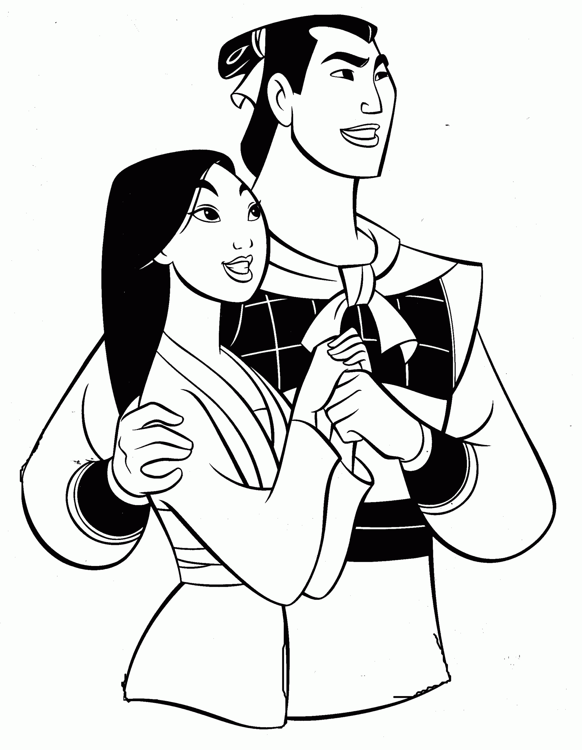 Printable Disney Mulan Coloring Pages