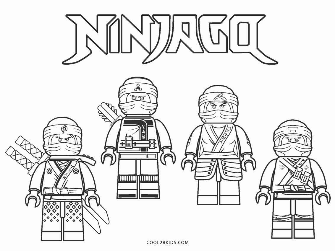 New Ninjago Movie Coloring Pages