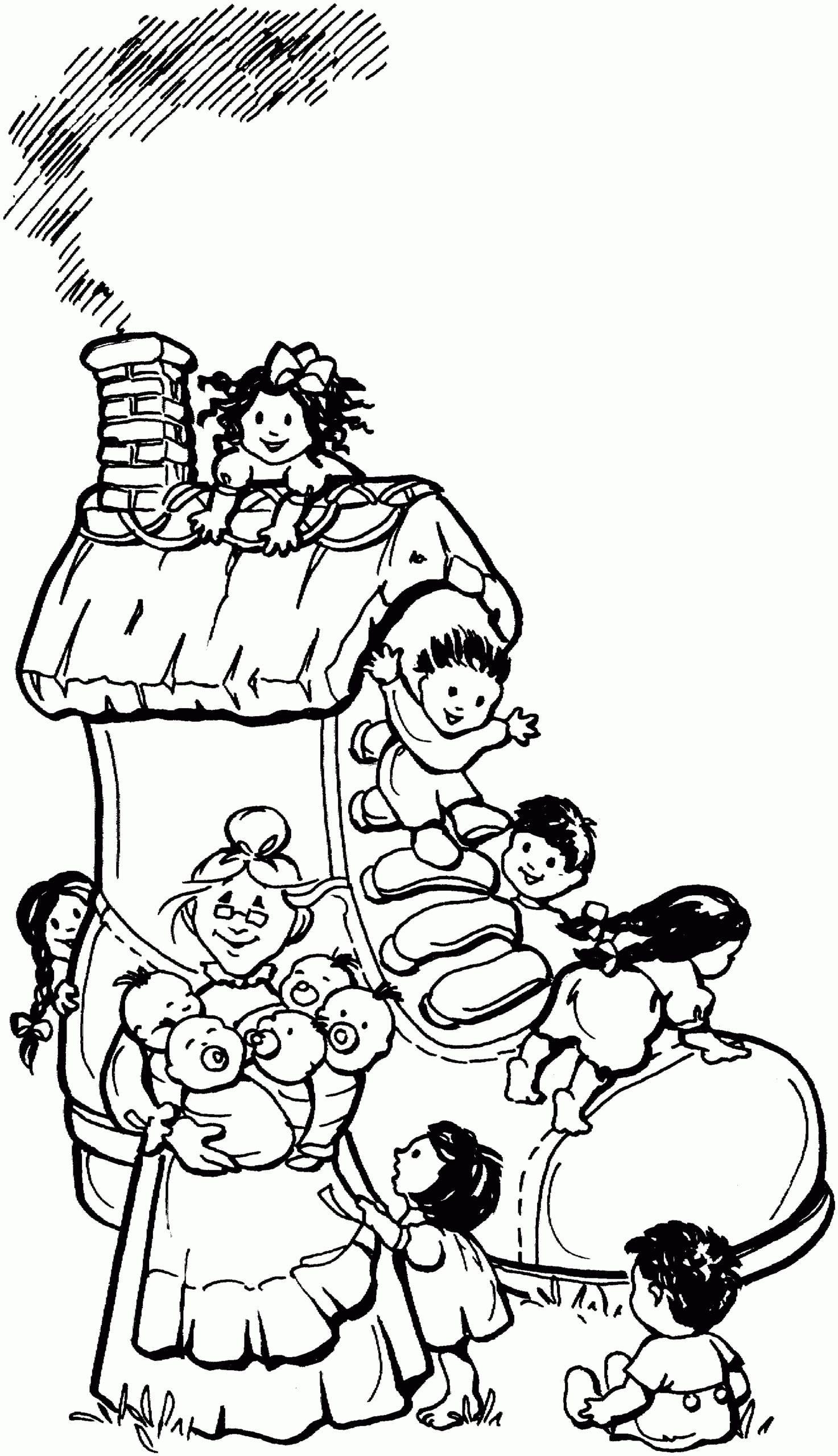 Nursery Rhyme Coloring Pages Printable