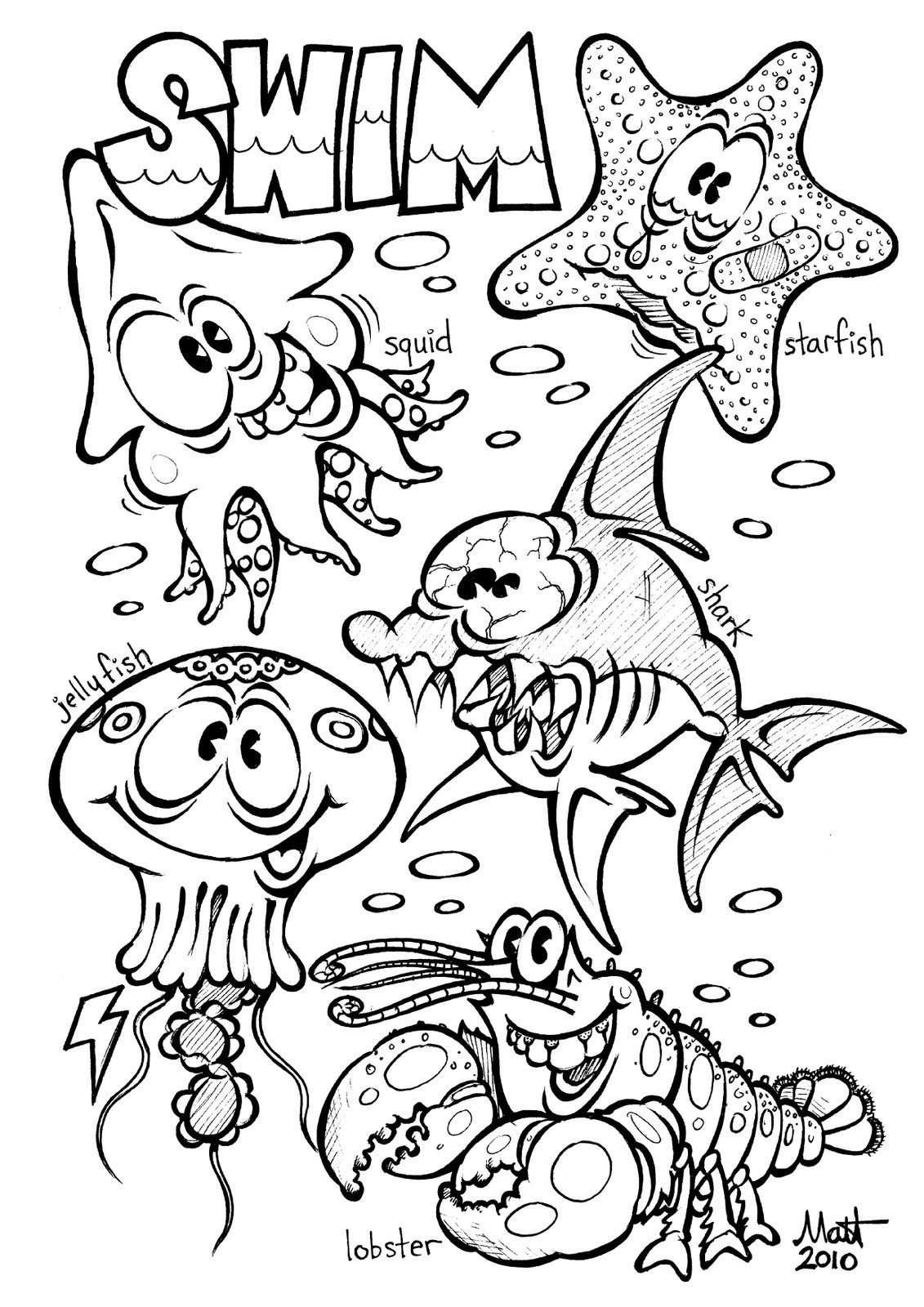 Under The Sea Coloring Pages