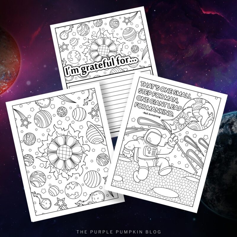 Free Printable Outer Space Coloring Pages For Adults