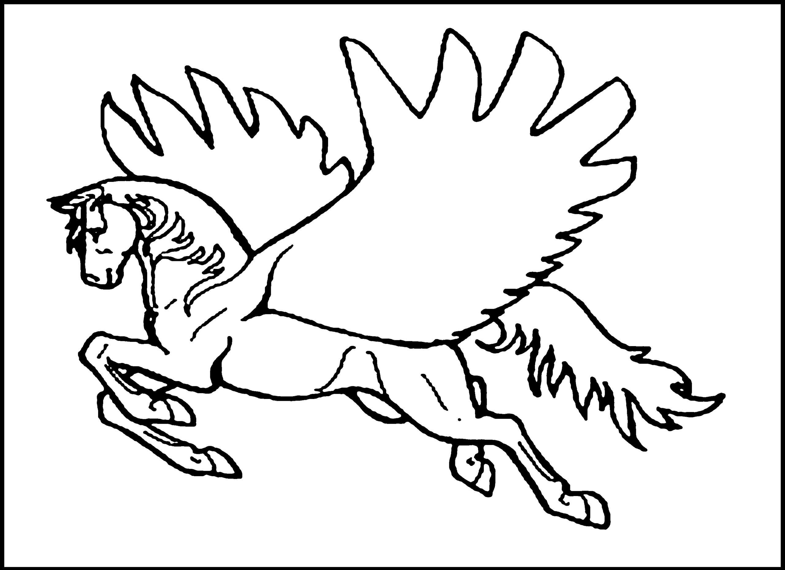 Pegasus Coloring Pages