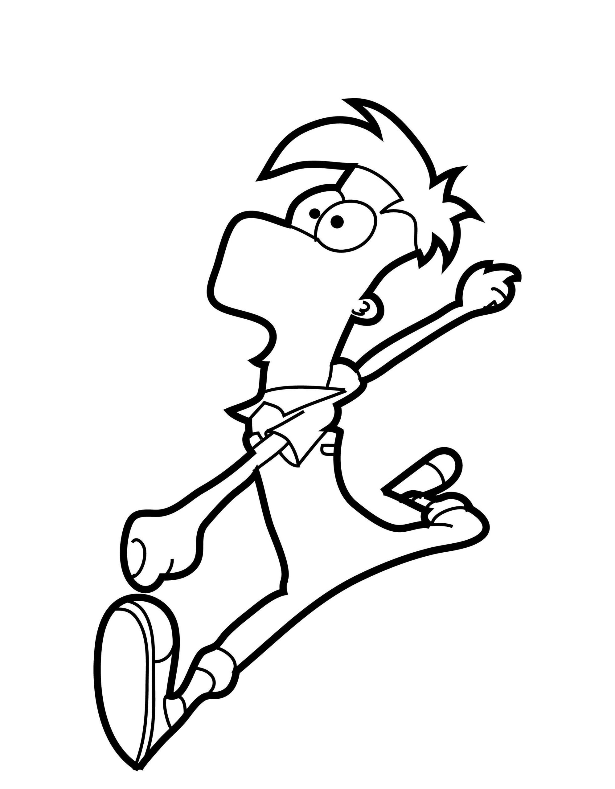 Free Printable Phineas And Ferb Coloring Pages For Kids