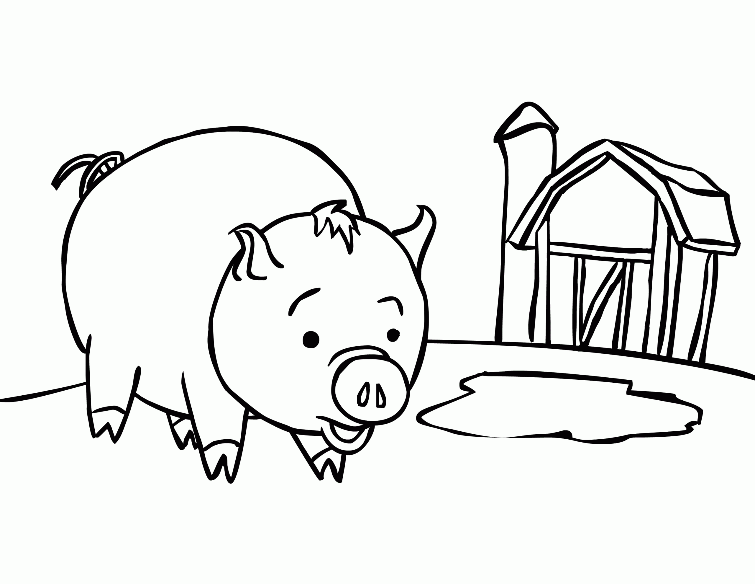 Pig Coloring Page