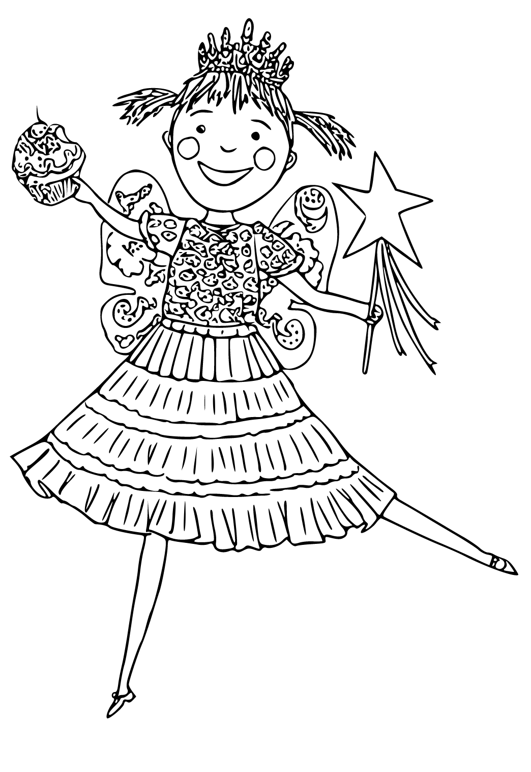 Free Printable Pinkalicious Dance Coloring Page For Adults And Kids Lystok