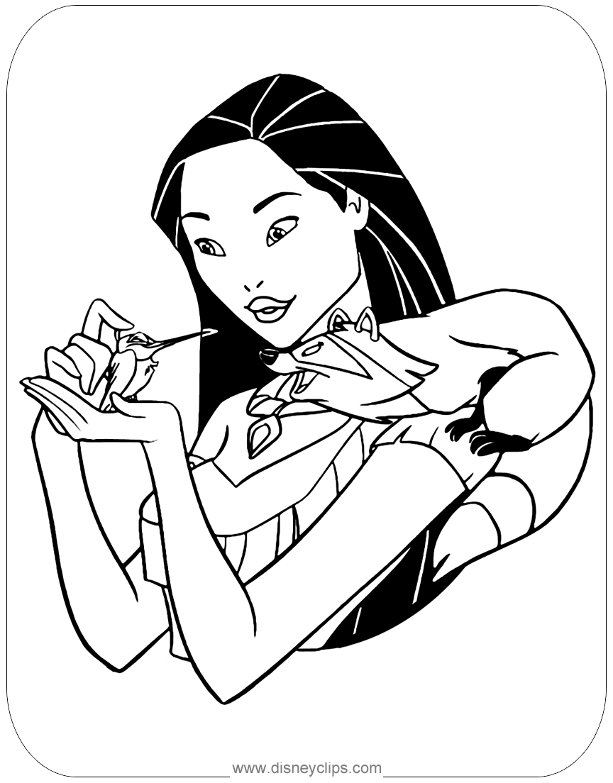 Pocahontas Coloring Pages