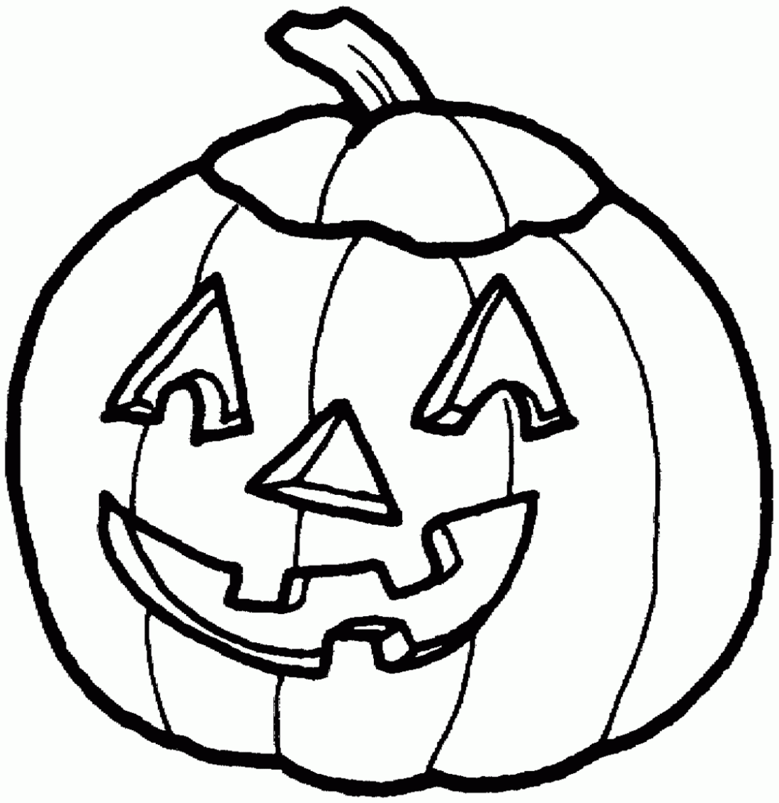 Printable Pumpkin Coloring Page