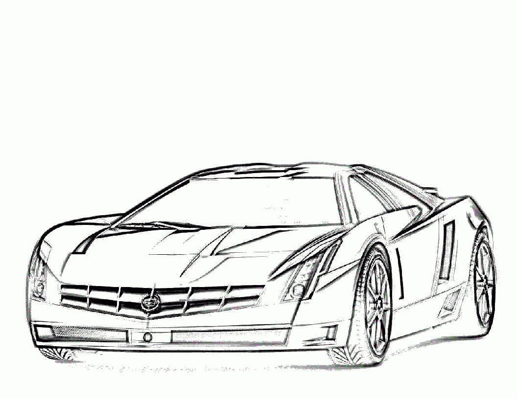 Race Car Coloring Pages