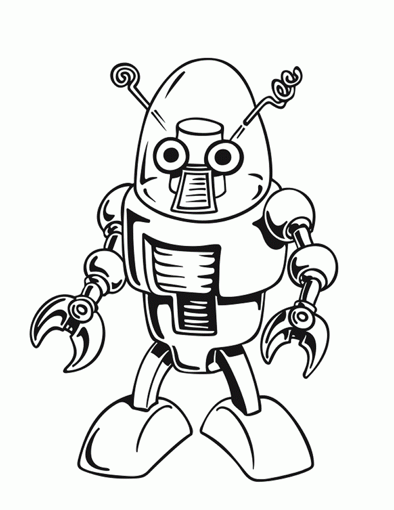 Robot Coloring Pages