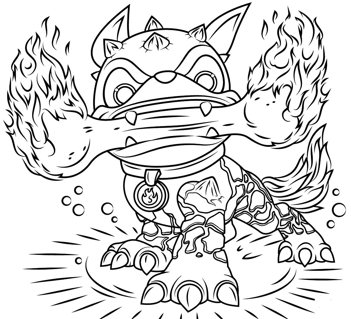 Free Printable Skylanders Coloring Pages ScribbleFun