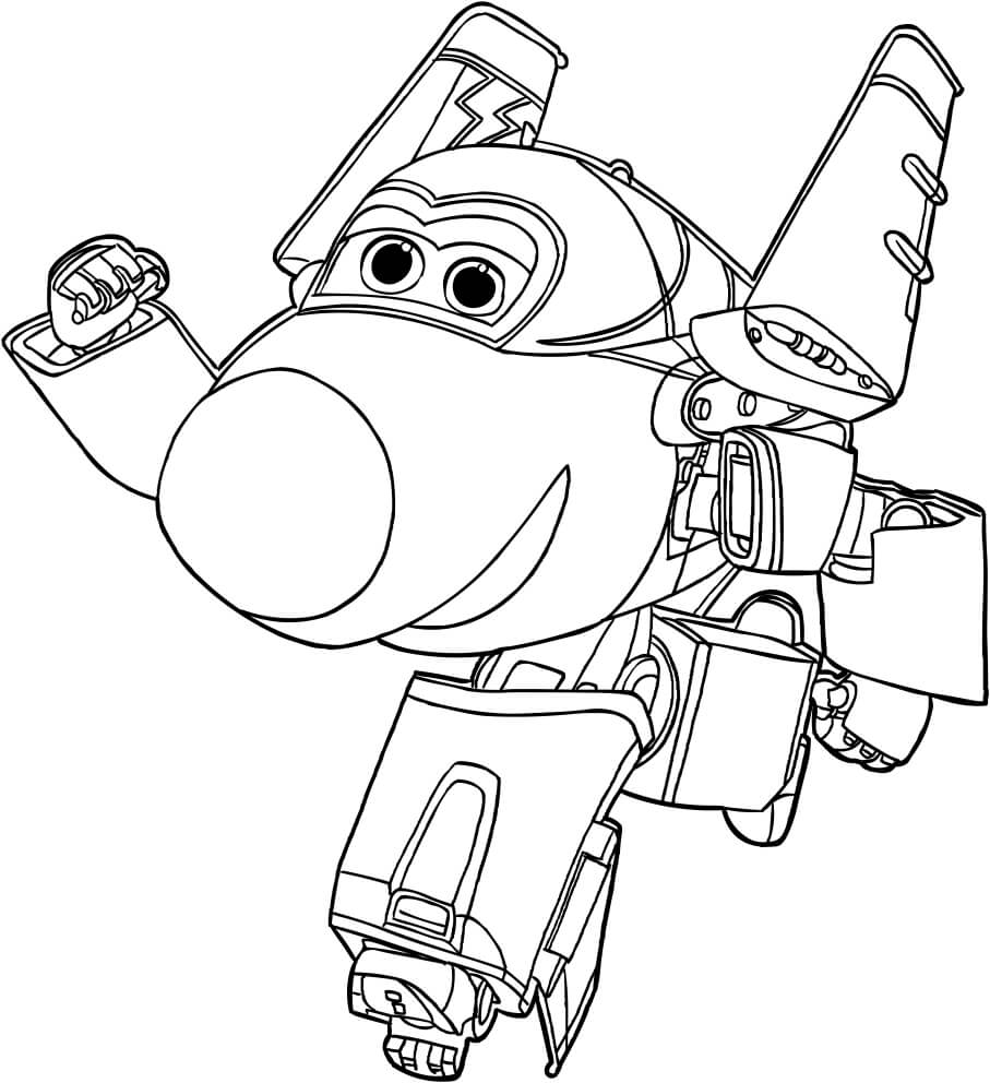 Free Printable Super Wings Coloring Pages