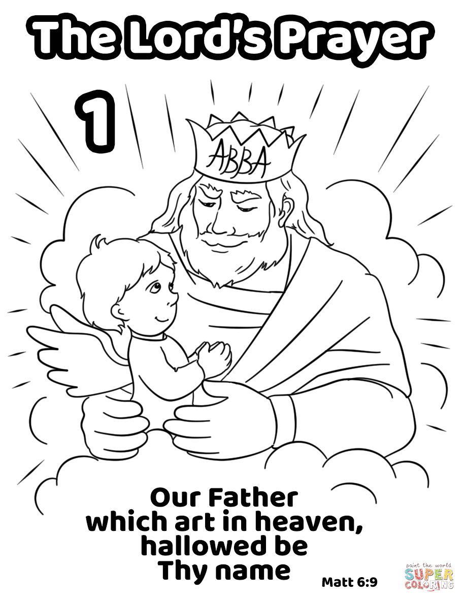 Free Printable The Lord S Prayer Activity Sheets