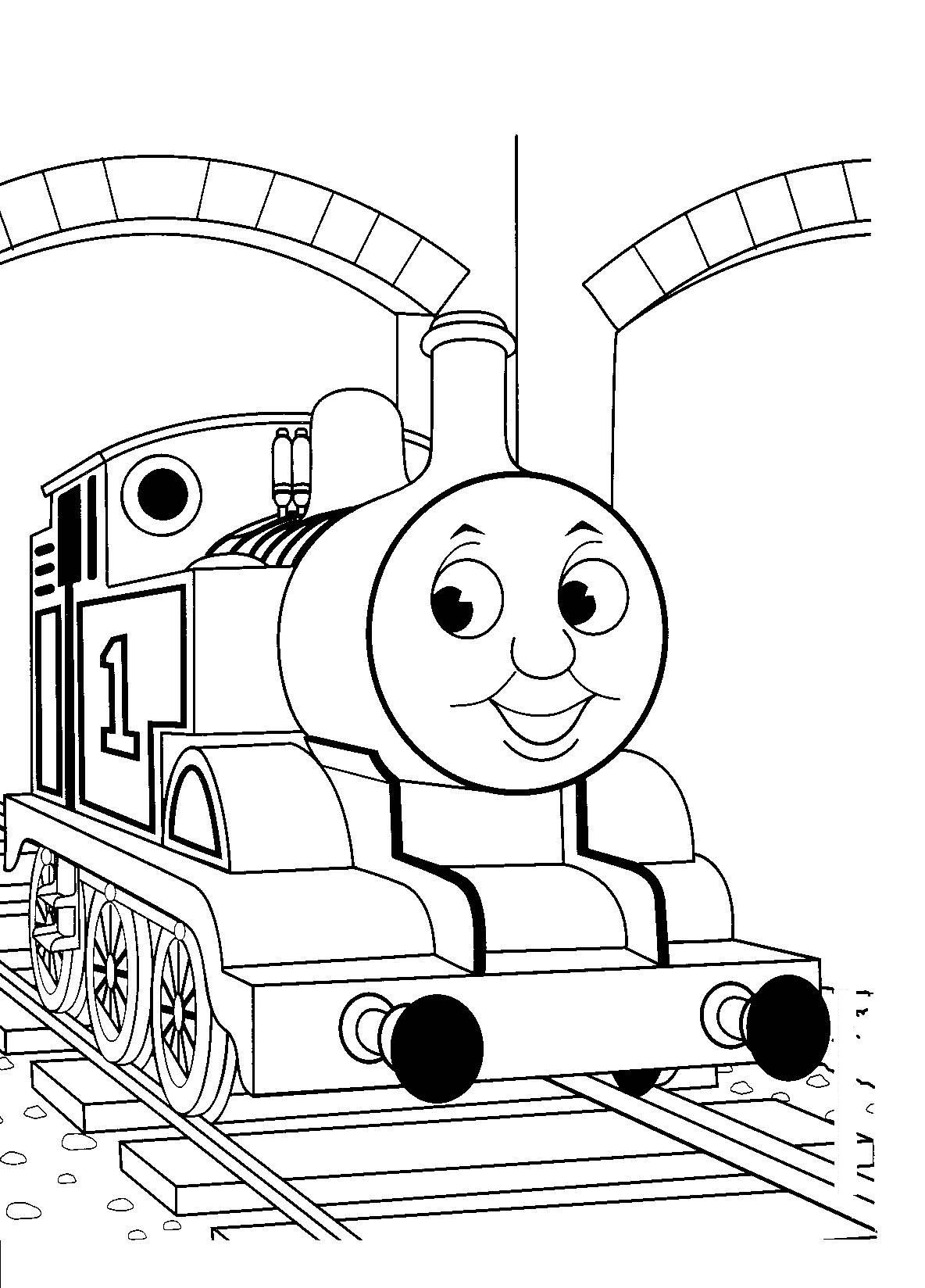 Train Coloring Page
