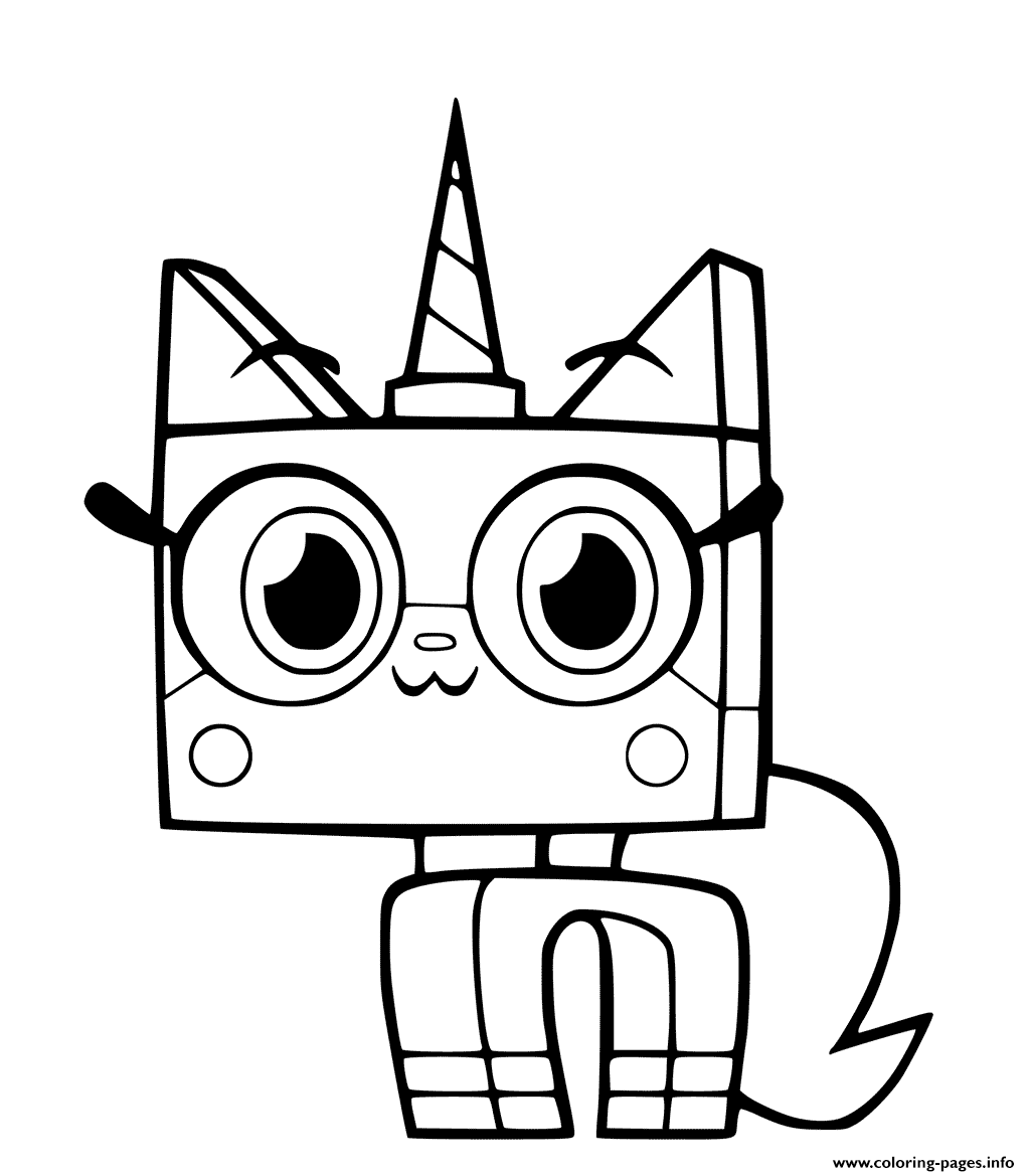 Free Printable Unikittys Coloring Page Printable