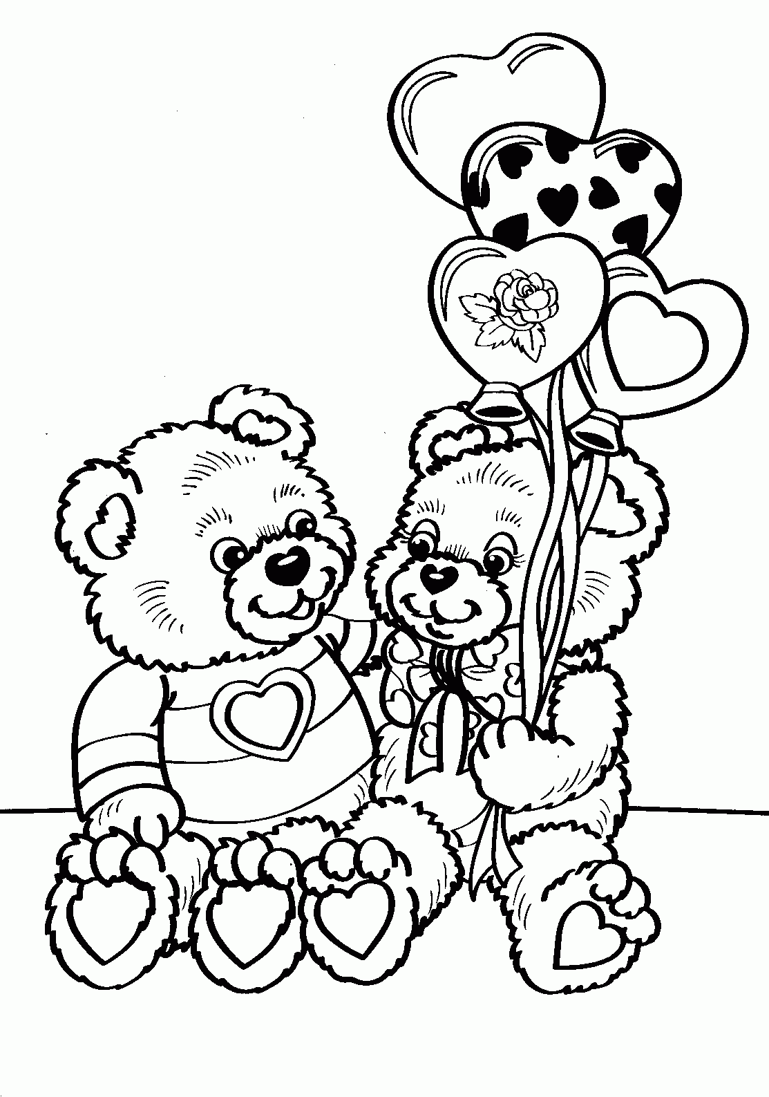 Valentine Coloring Pages