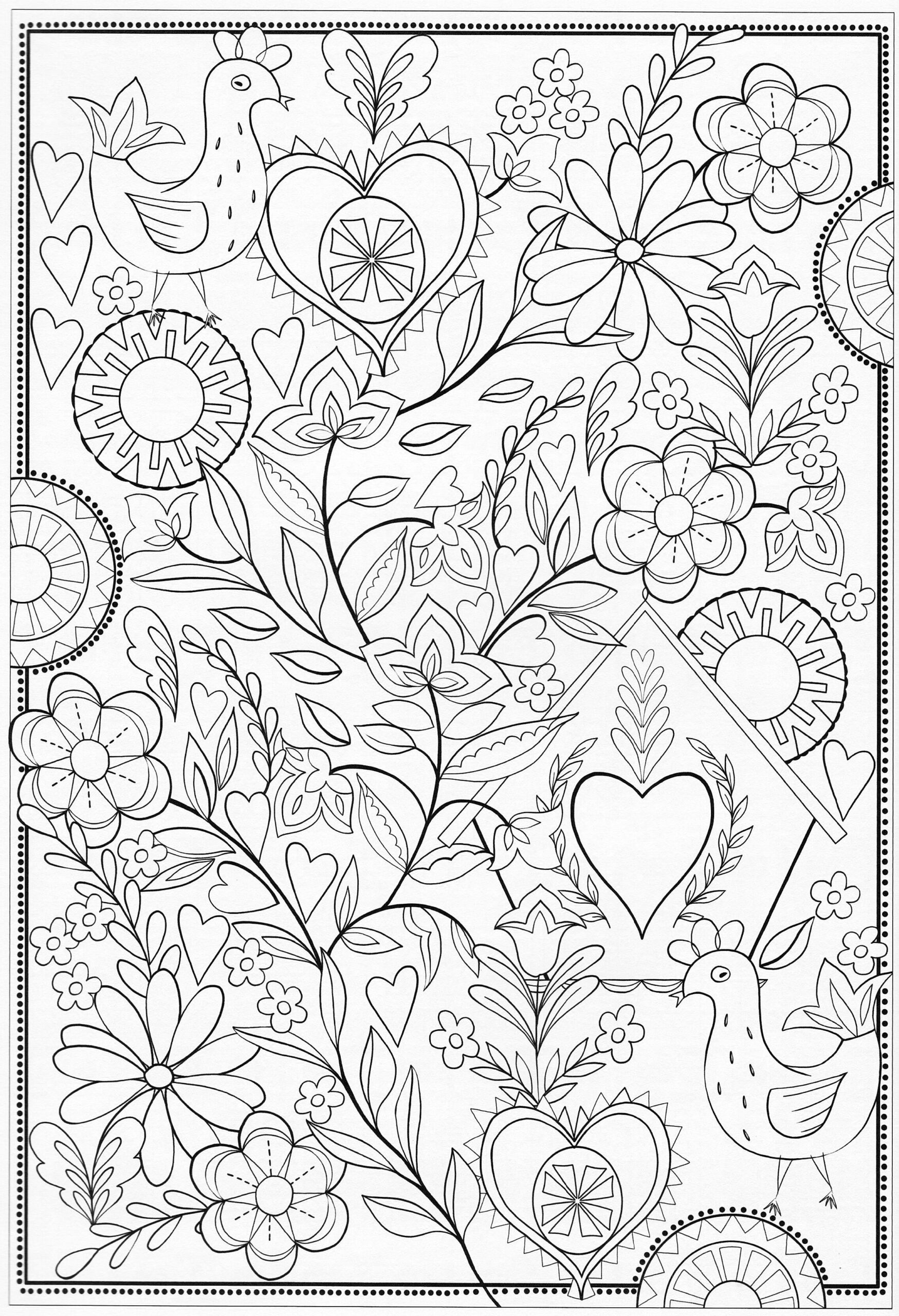 Free Printable Watercolor Coloring Pages