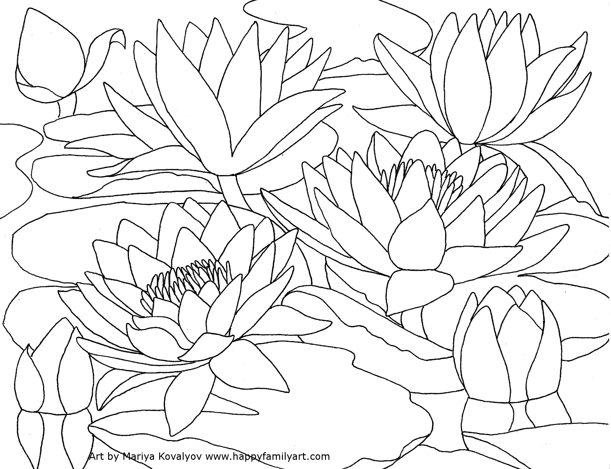 Free Printable Watercolor Coloring Pages
