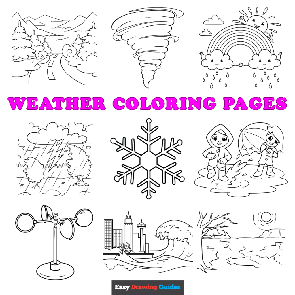 Free Printable Weather Coloring Pages For Kids